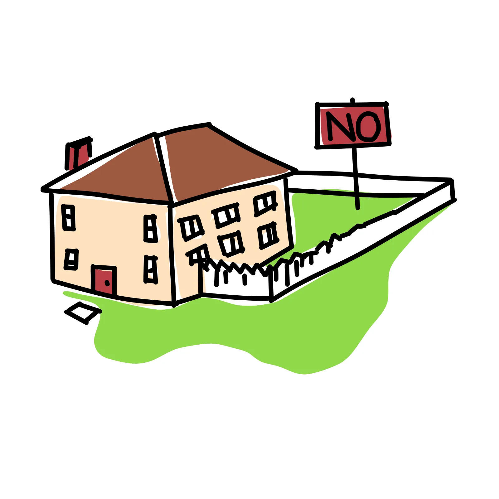 Sketch of NIMBY - Not in My Back Yard