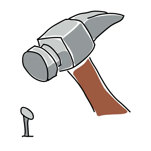 Sketch of Maslow's Hammer