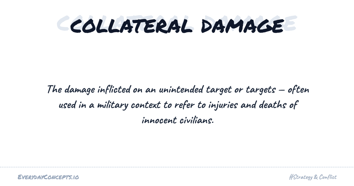 Collateral Damage Collateral Damage | Everyday Concepts