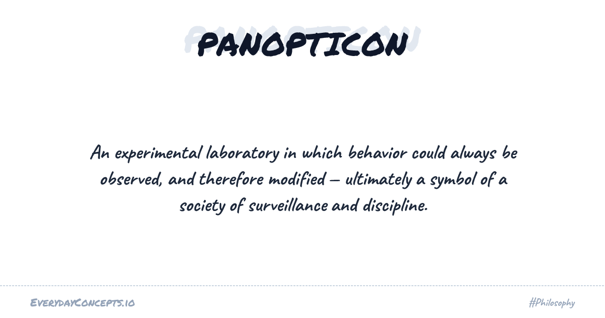 Panopticon | Everyday Concepts